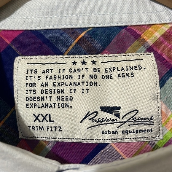 NWT Passion Jeans Button Down Shirt - Picture 2 of 4